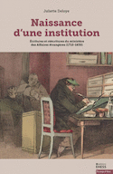 Naissance d'une institution